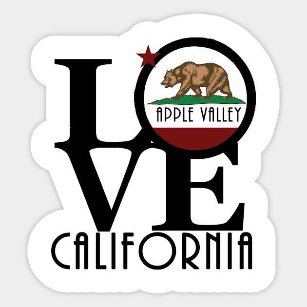 LOVE Apple Valley California Sticker by California